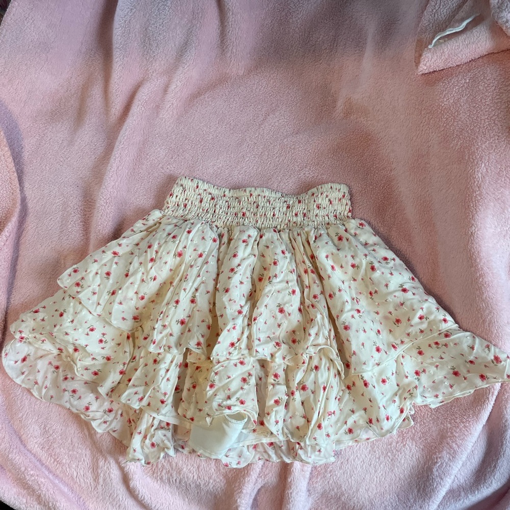 cute floral forever 21 skirt